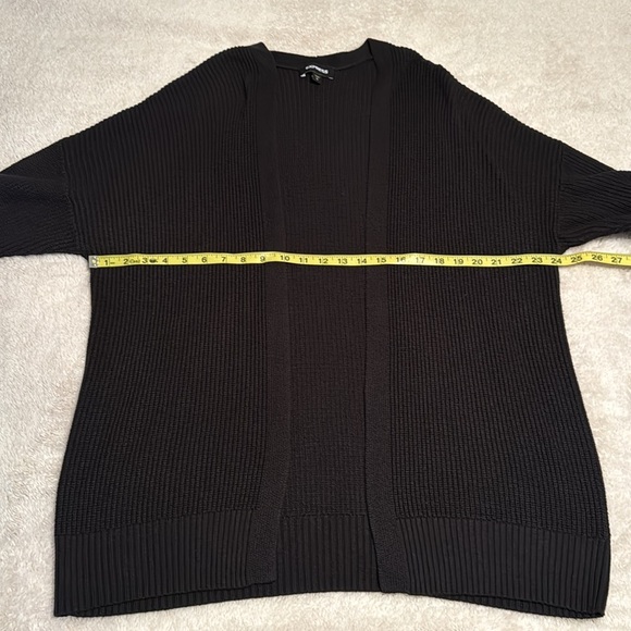 🖤 EUC Women’s Express Open Front Sweater – Size Large - Picture 7 of 7